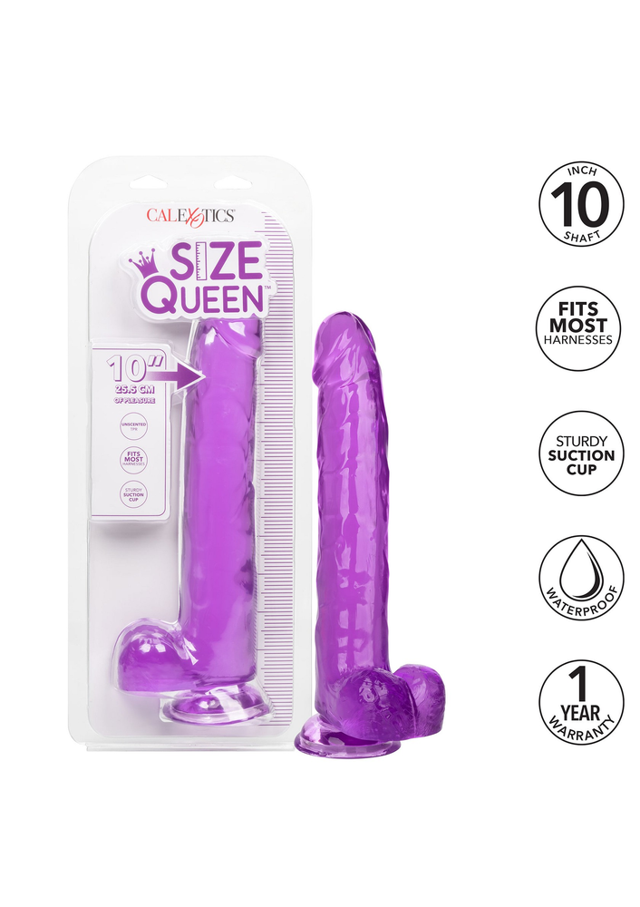 CalExotics Size Queen 10'/25.5 cm PURPLE - 0