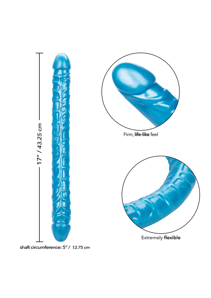 CalExotics Size Queen 17”/43.25 cm BLUE - 6