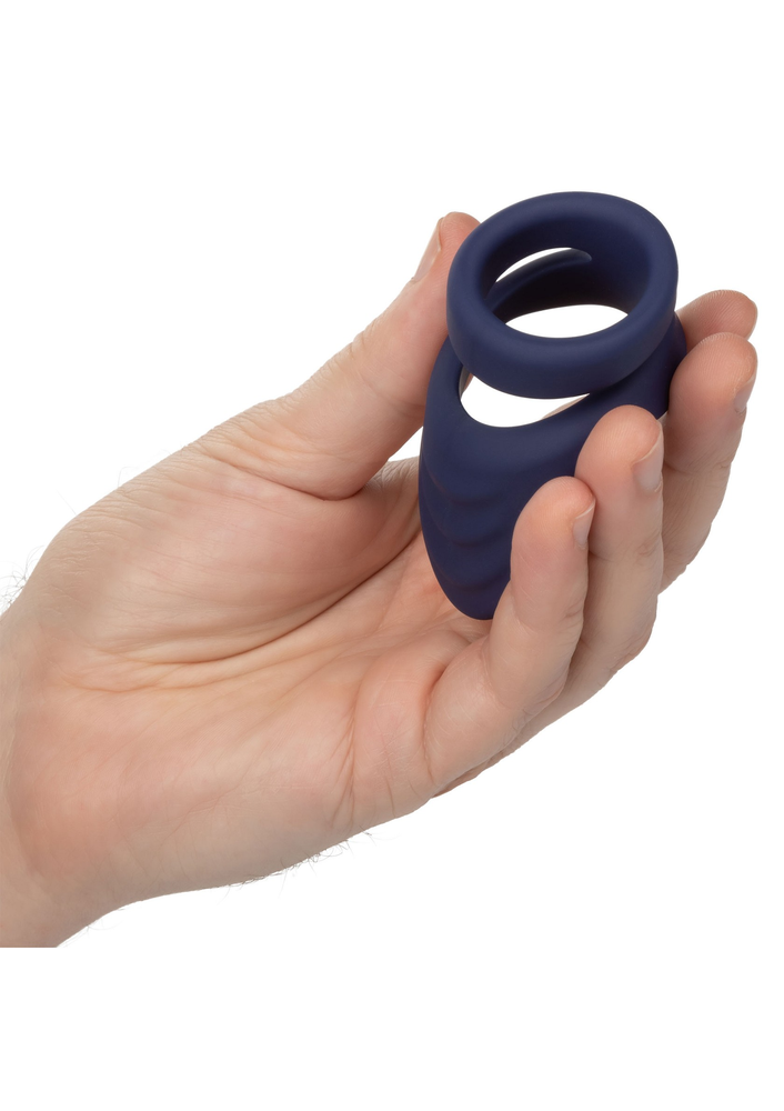 CalExotics Viceroy Perineum Dual Ring BLUE - 13