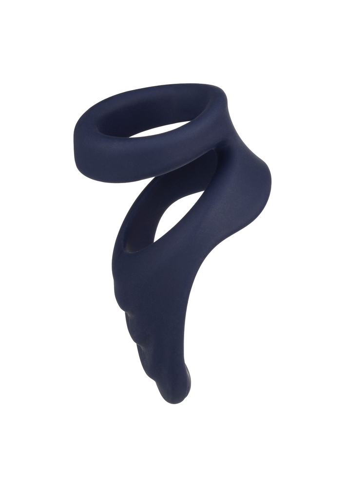 CalExotics Viceroy Perineum Dual Ring BLUE - 8