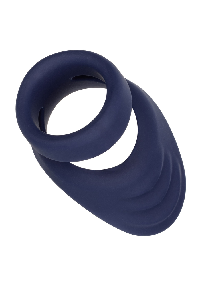 CalExotics Viceroy Perineum Dual Ring BLUE - 0