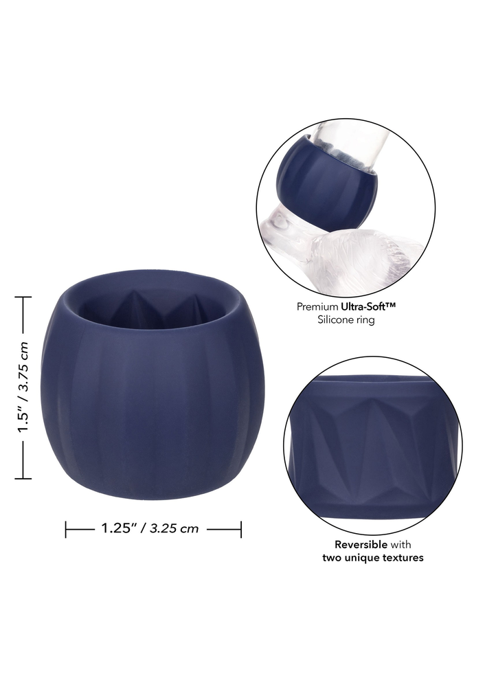 CalExotics Viceroy Reverse Stamina Ring BLUE - 0