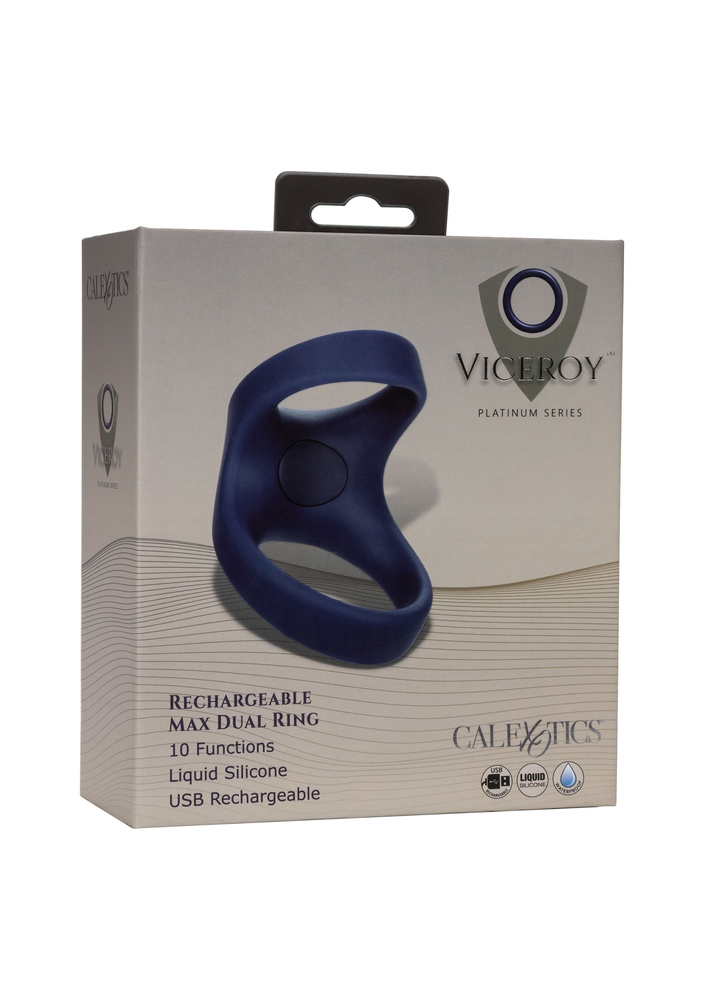 CalExotics Viceroy Rechargeable Max Dual Ring BLUE - 4