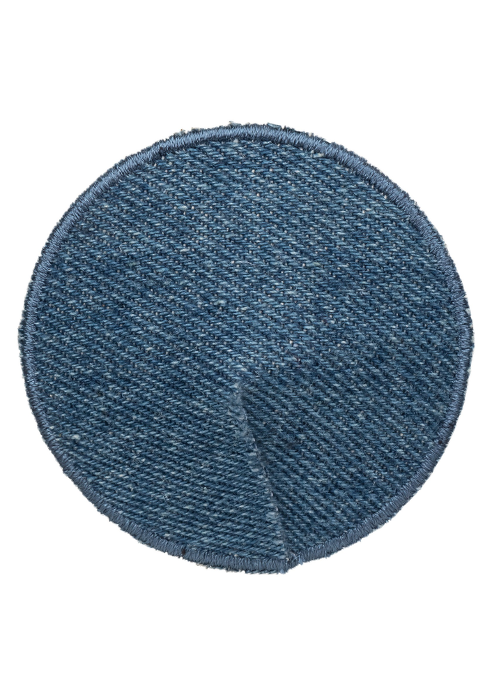 CalExotics Ride 'em Premium Denim Collection Round Pasties BLUE - 306