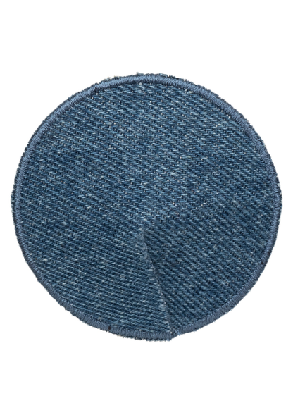 CalExotics Ride 'em Premium Denim Collection Round Pasties BLUE - 306