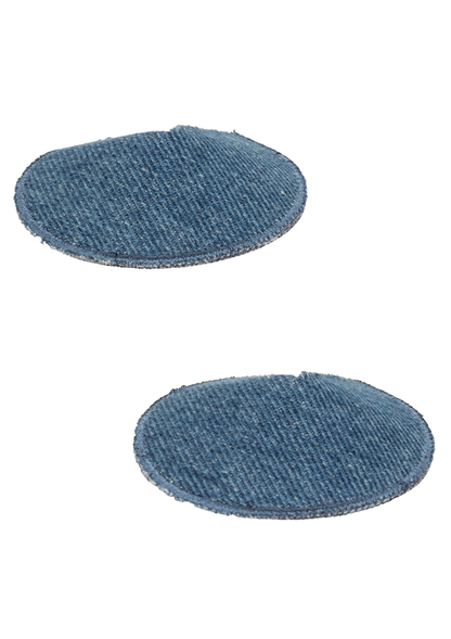CalExotics Ride 'em Premium Denim Collection Round Pasties BLUE - 304