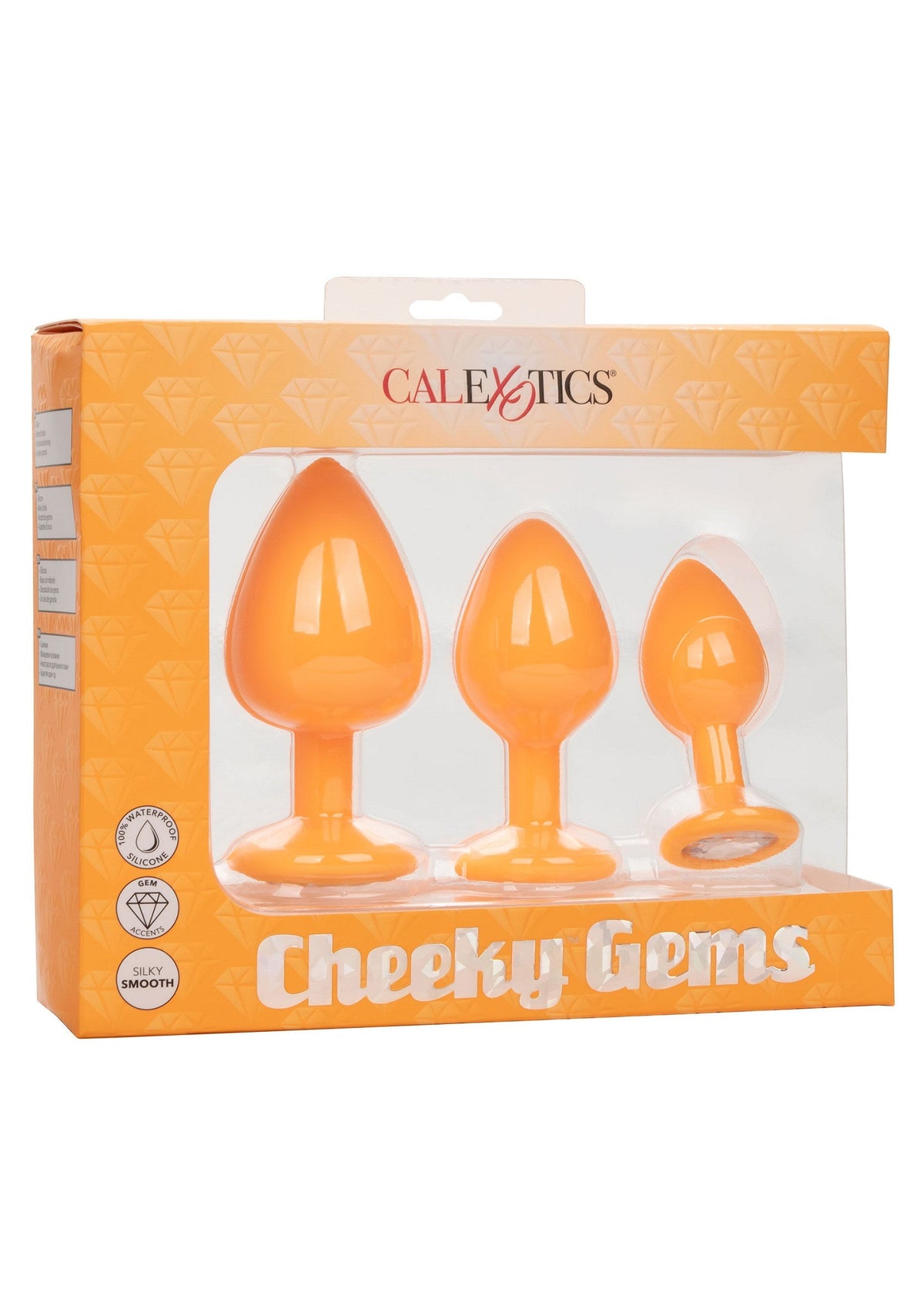 Cheeky Gems 3 pcs ORANGE - 1