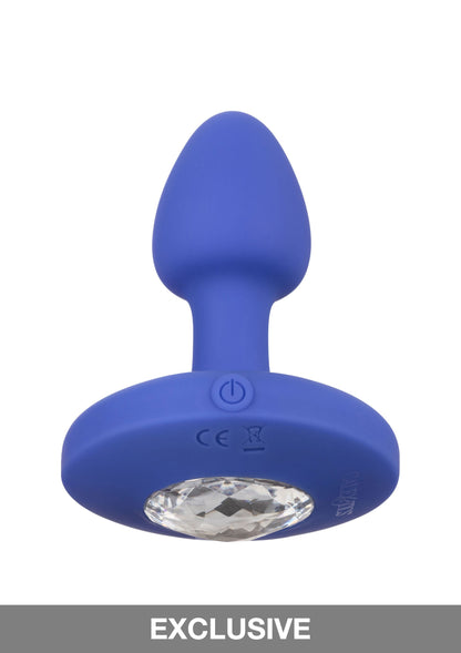 CalExotics Cheeky Gems Small Rechargeable Vibrating Probe BLUE - 0