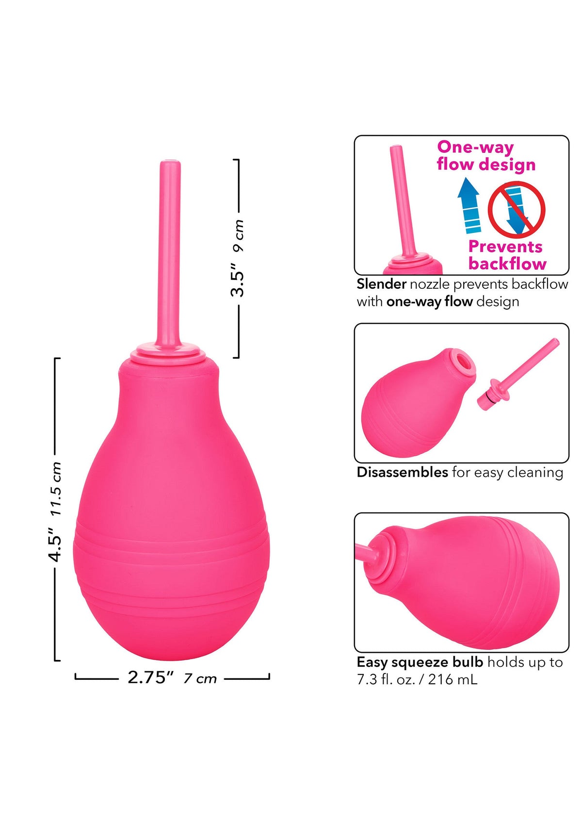 Cheeky One-Way Flow Douche PINK - 2