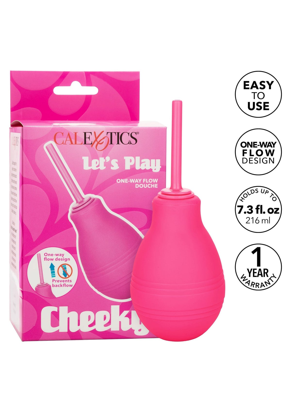 Cheeky One-Way Flow Douche PINK - 3