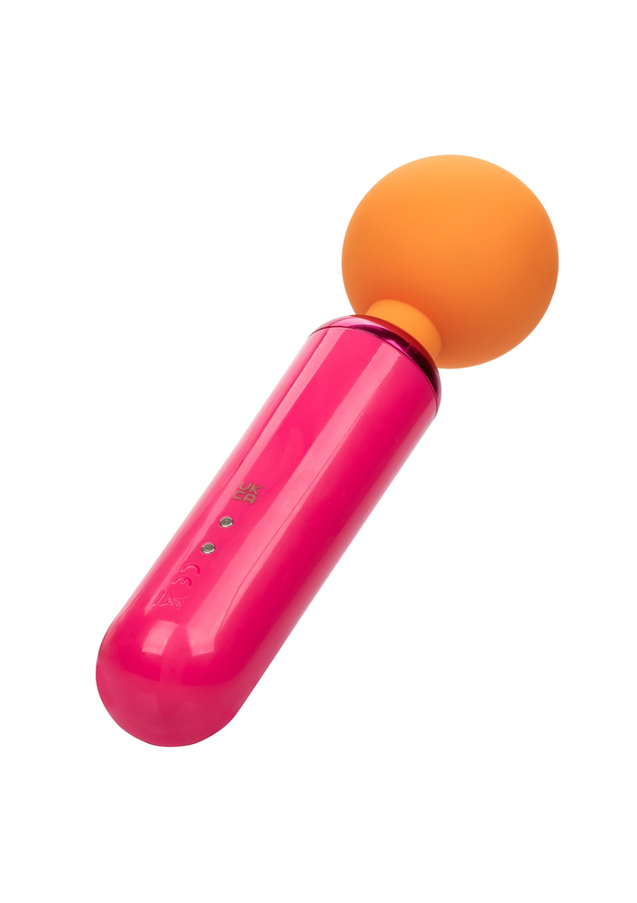 CalExotics Naughty Bits Home Cumming Queen Vibrating Wand ORANGE - 9