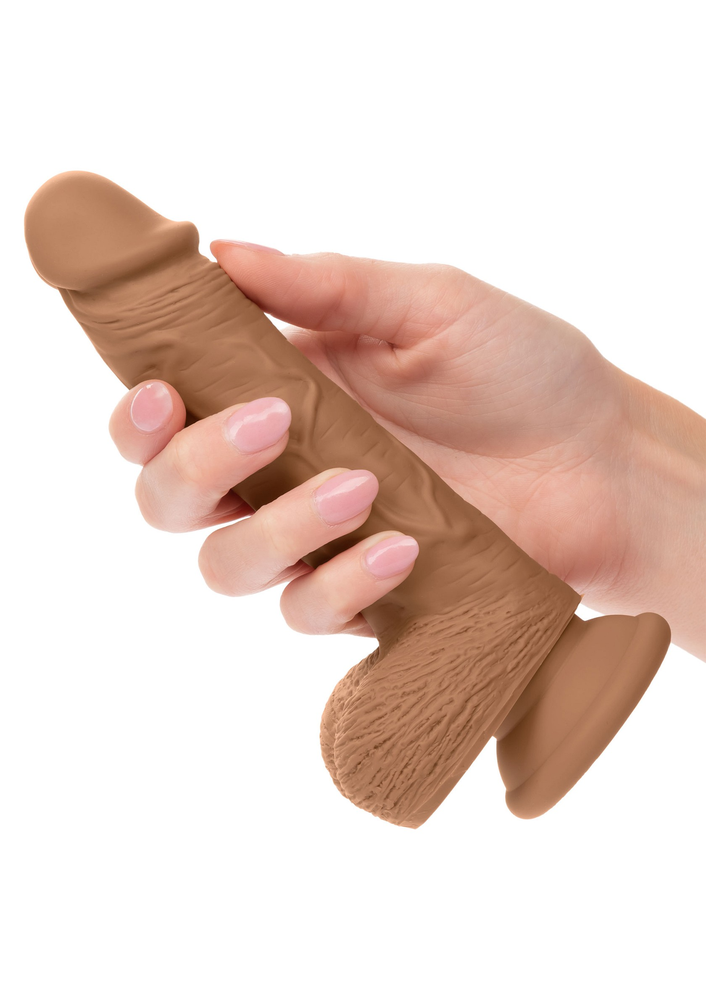 CalExotics Dual Density Silicone Studs 5”/12.75 BROWN - 0