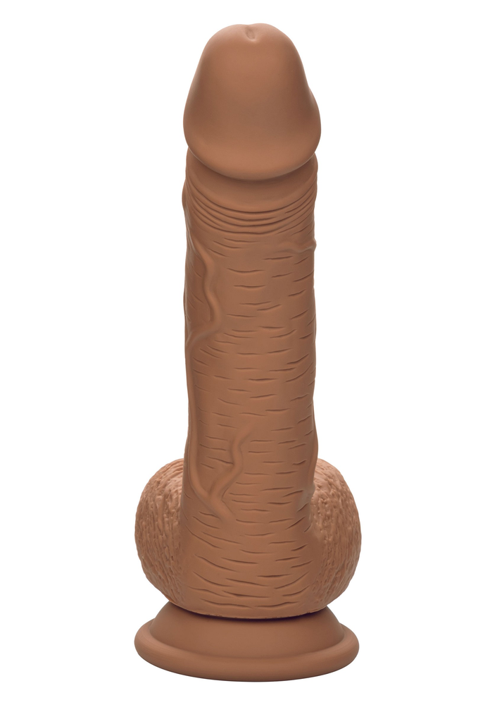 CalExotics Dual Density Silicone Studs 6.25”/16 BROWN - 6