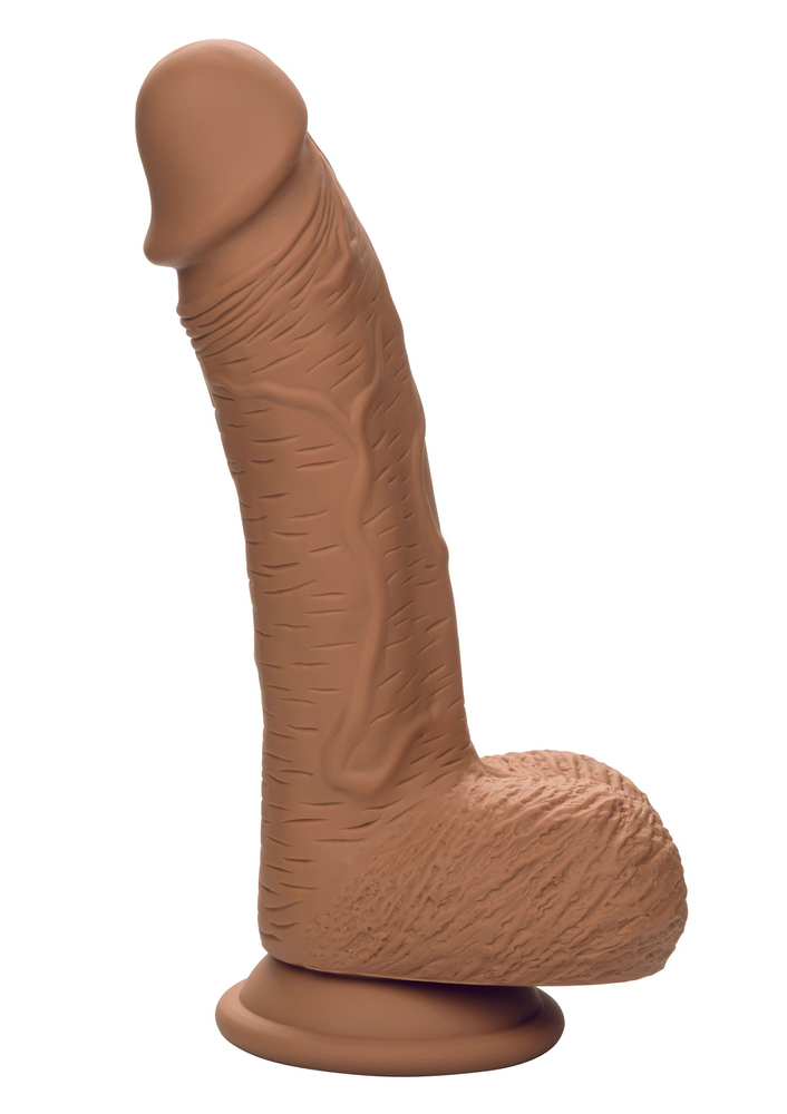 CalExotics Dual Density Silicone Studs 6.25”/16 BROWN - 9