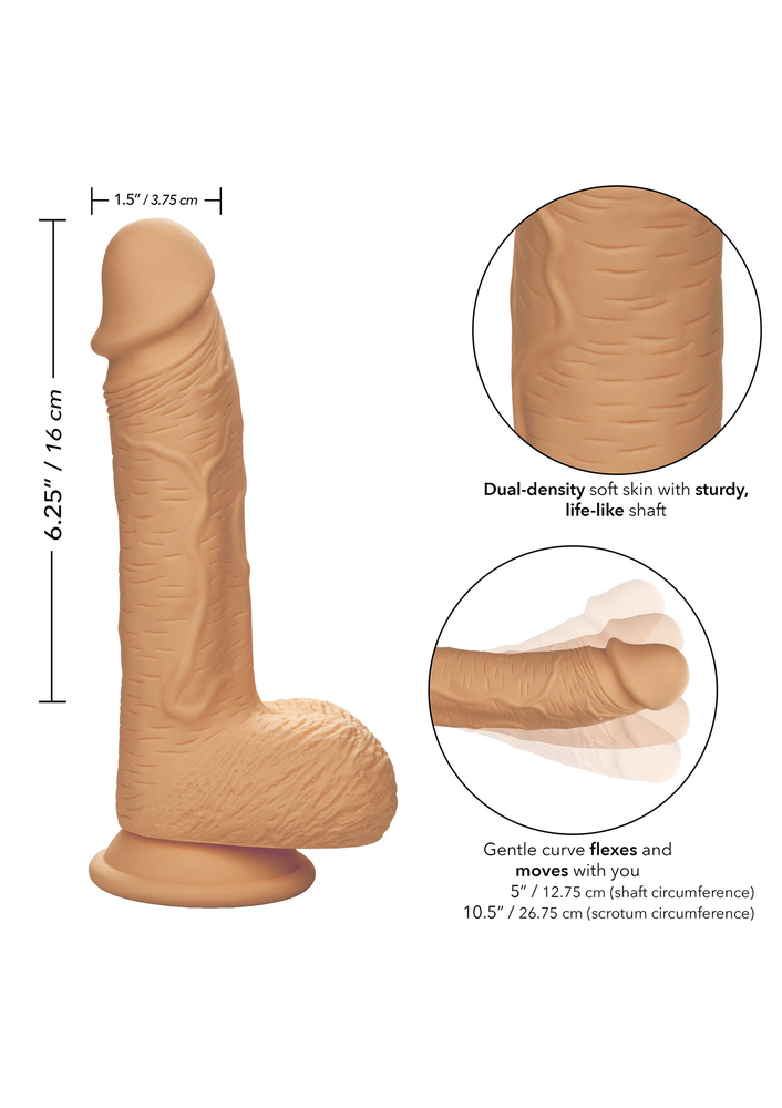 CalExotics Dual Density Silicone Studs 6.25”/16 SKIN - 2