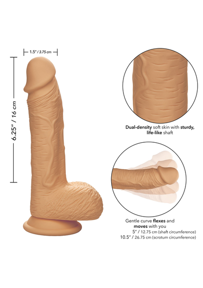 CalExotics Dual Density Silicone Studs 6.25”/16 SKIN - 2