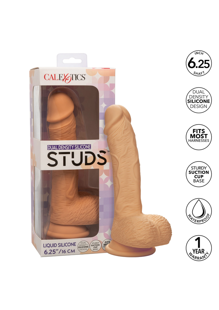 CalExotics Dual Density Silicone Studs 6.25”/16 SKIN - 5