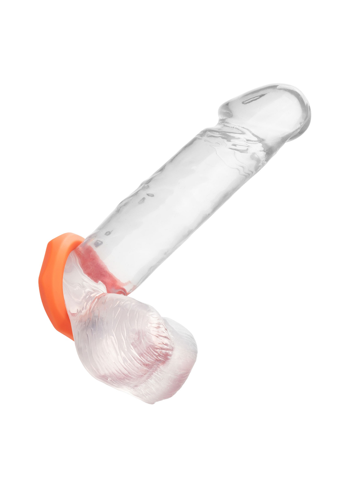 CalExotics Alpha Liquid Silicone Sexagon Ring ORANGE - 4