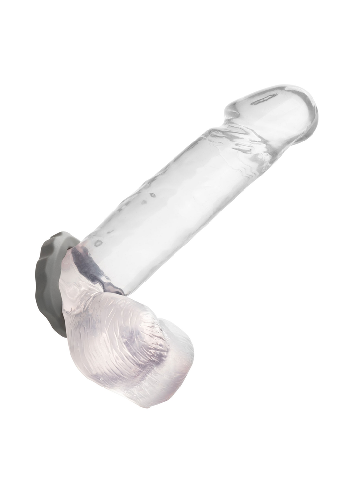 CalExotics Alpha Liquid Silicone Erect Ring GREY - 6