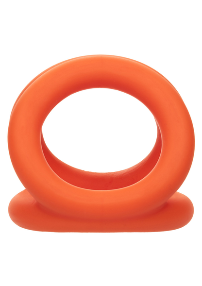 CalExotics Alpha Liquid Silicone Tri-Ring ORANGE - 0