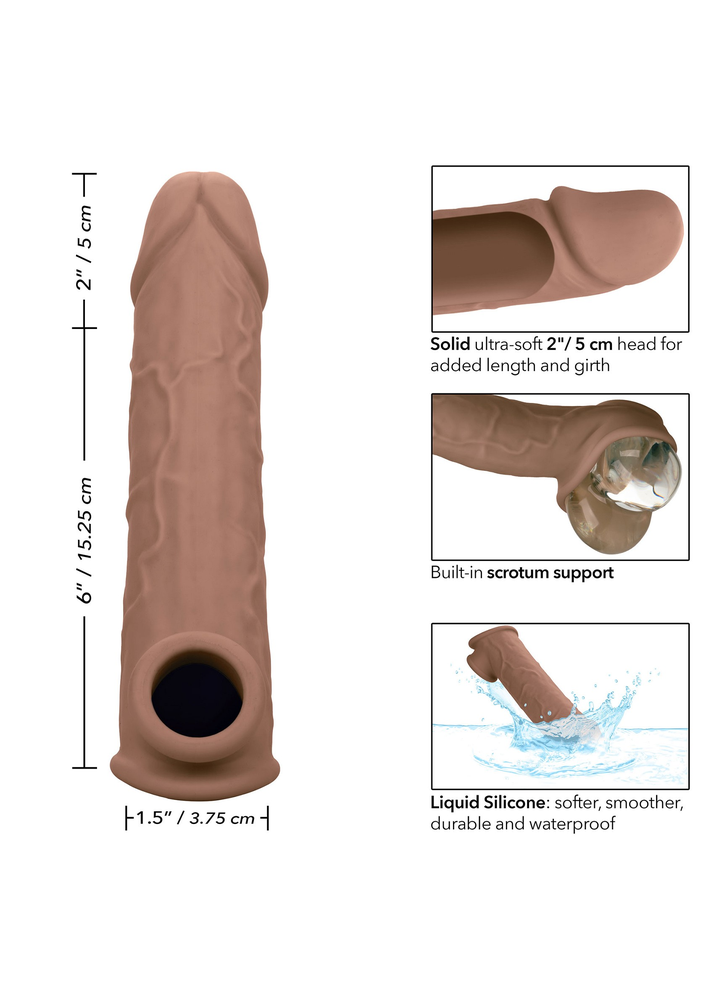CalExotics Performance Maxx Life-Like Extension 8” BROWN - 5