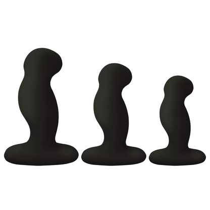 Nexus - G-Play Trio Plus Unisex Vibrator Pack - S/M/L - Zwart - 0