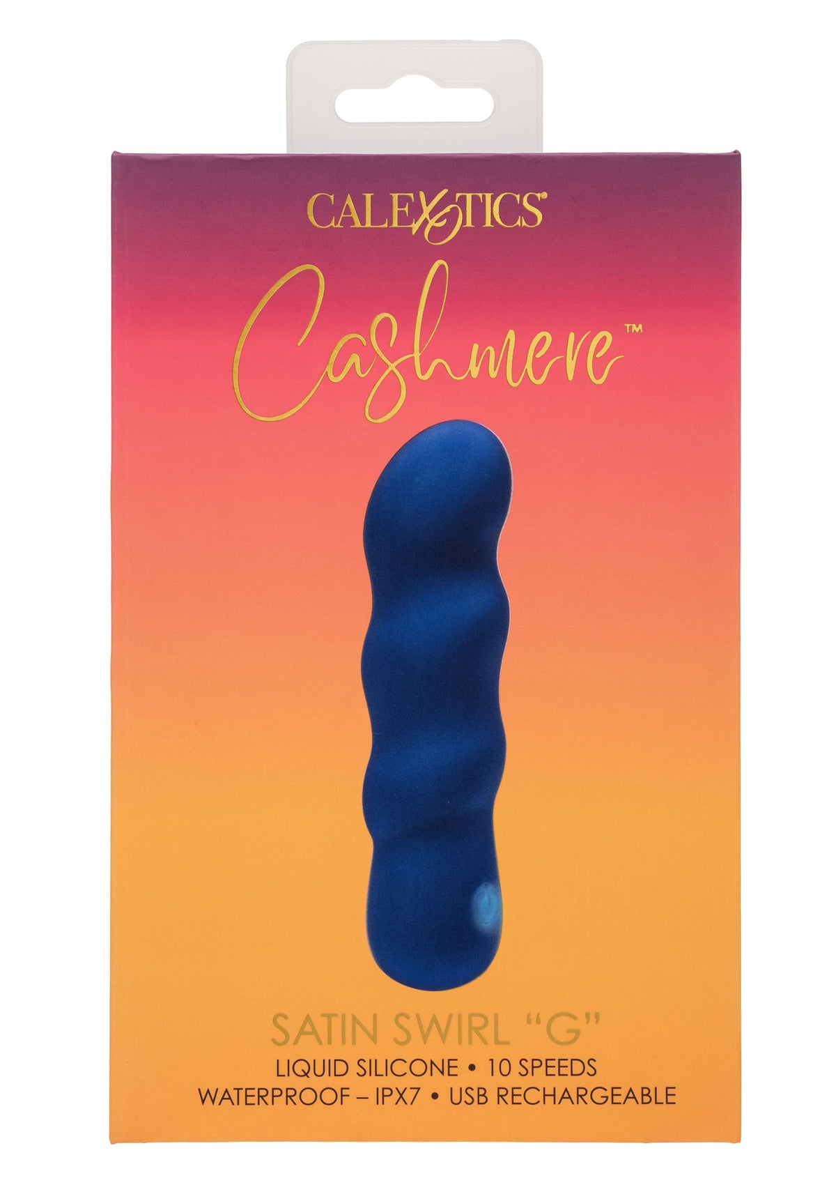 Satin Swirl G Vibrator BLUE - 2