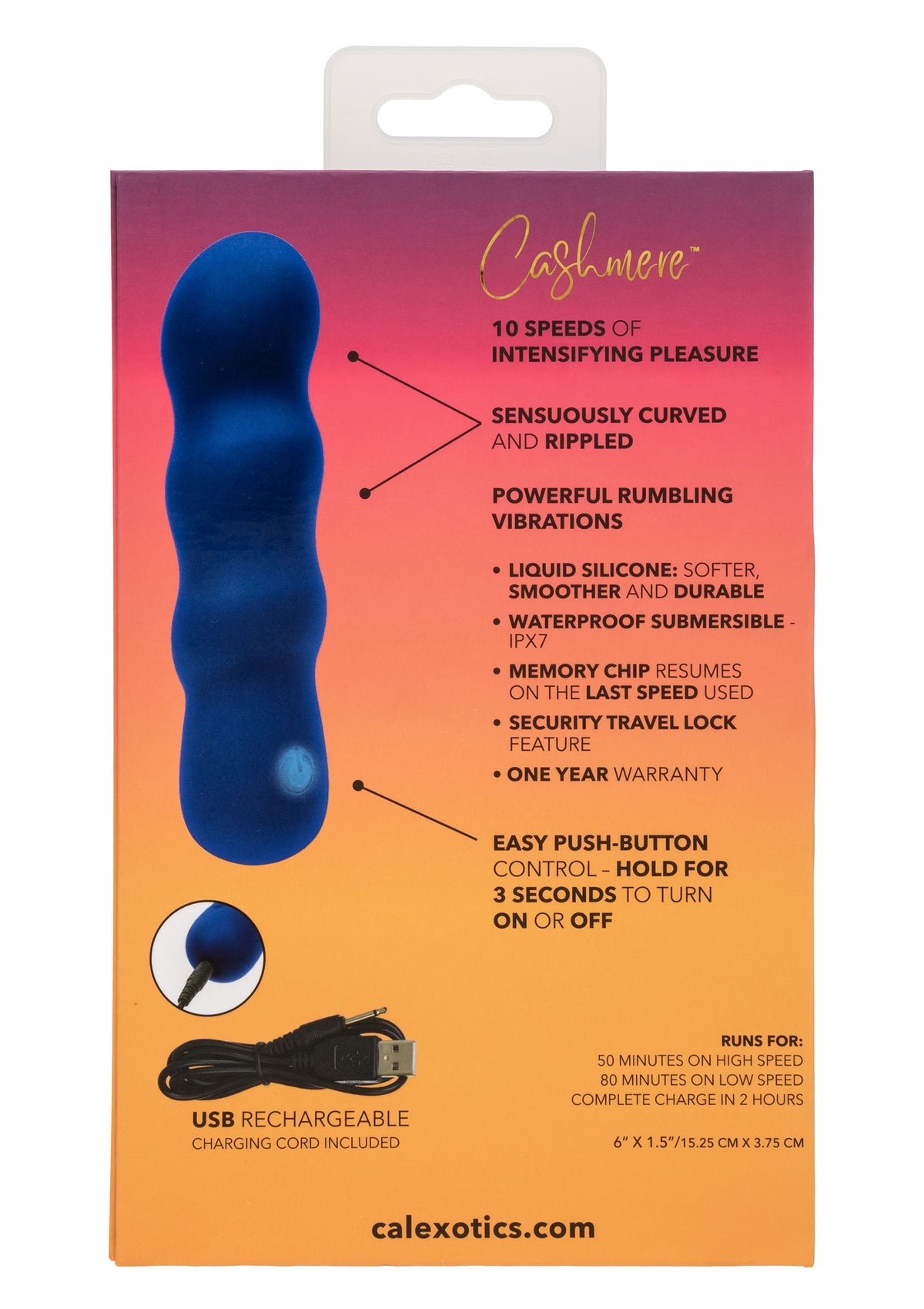 Satin Swirl G Vibrator BLUE - 3