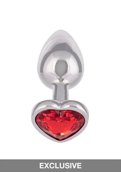 CalExotics Jewel Small Ruby Heart Plug RED - 4