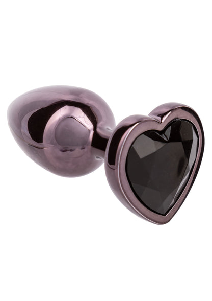 Diamond Heart Plug Small BLACK - 5