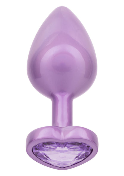 Diamond Heart Plug Large PURPLE - 0
