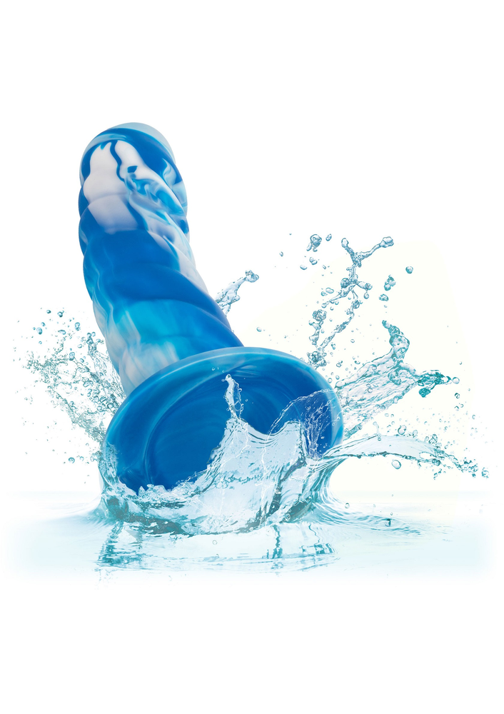 CalExotics Twisted Love Twisted Ribbed Probe BLUE - 7
