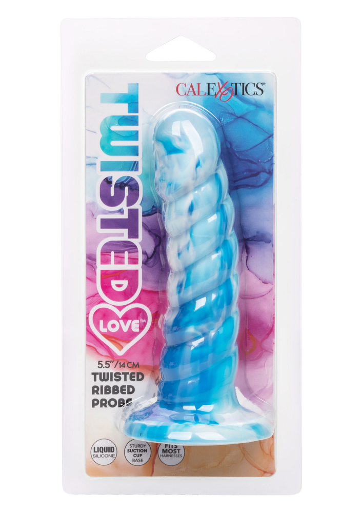 CalExotics Twisted Love Twisted Ribbed Probe BLUE - 0