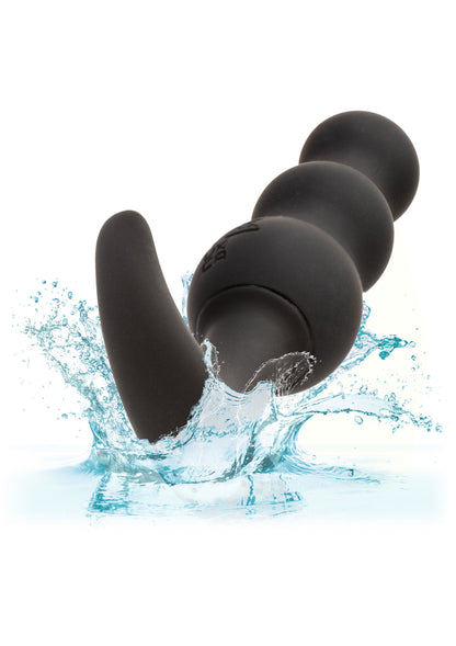 Vibrating Beaded Plug BLACK - 7