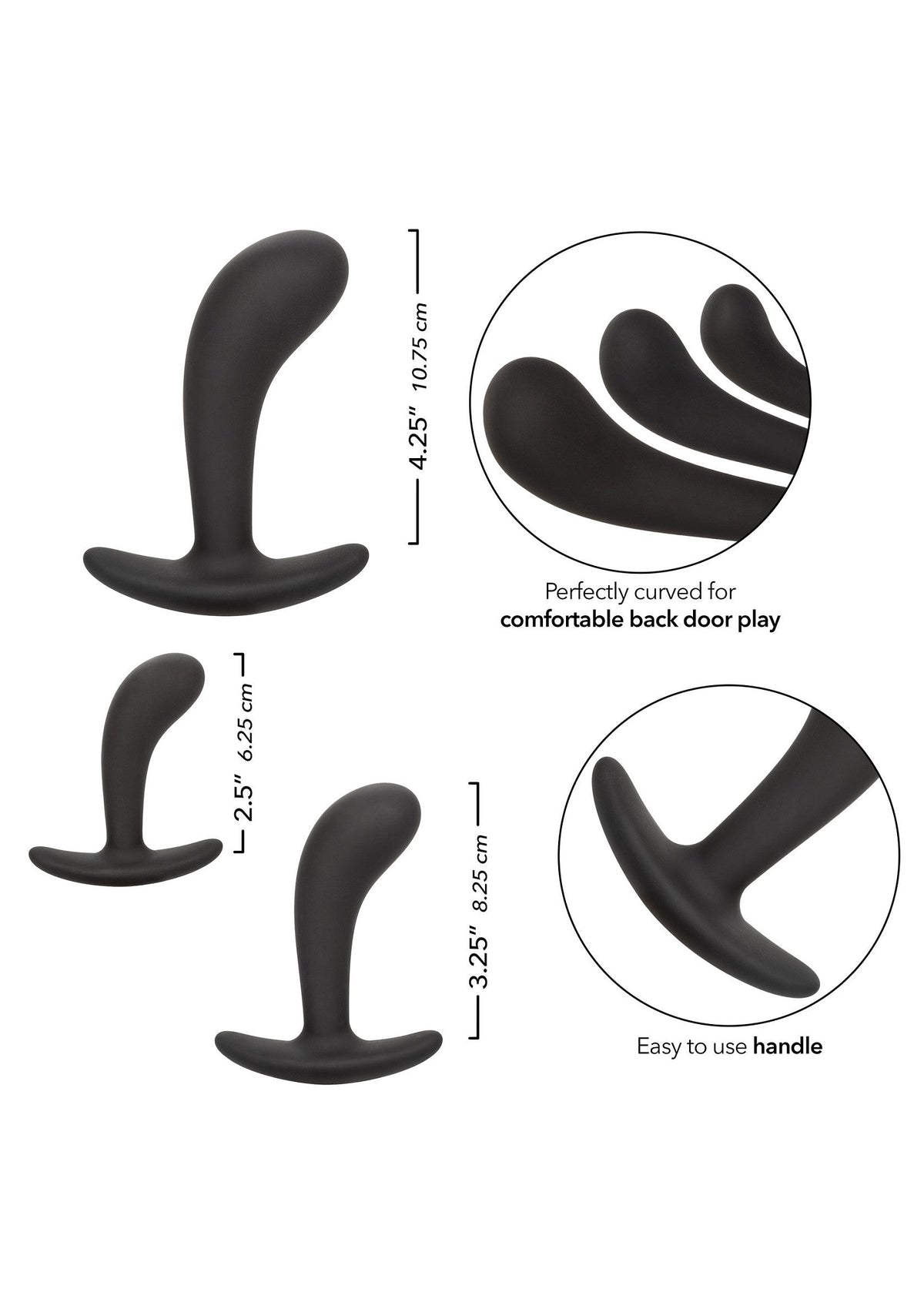 Silicone Prostate Kit BLACK - 3