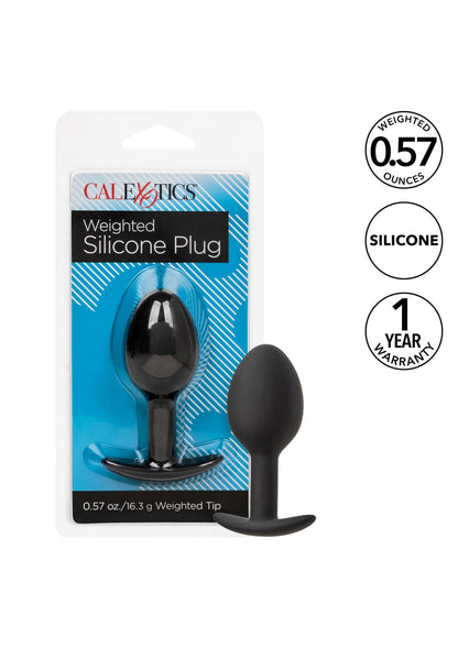 Weighted Silicone Plug BLACK - 4
