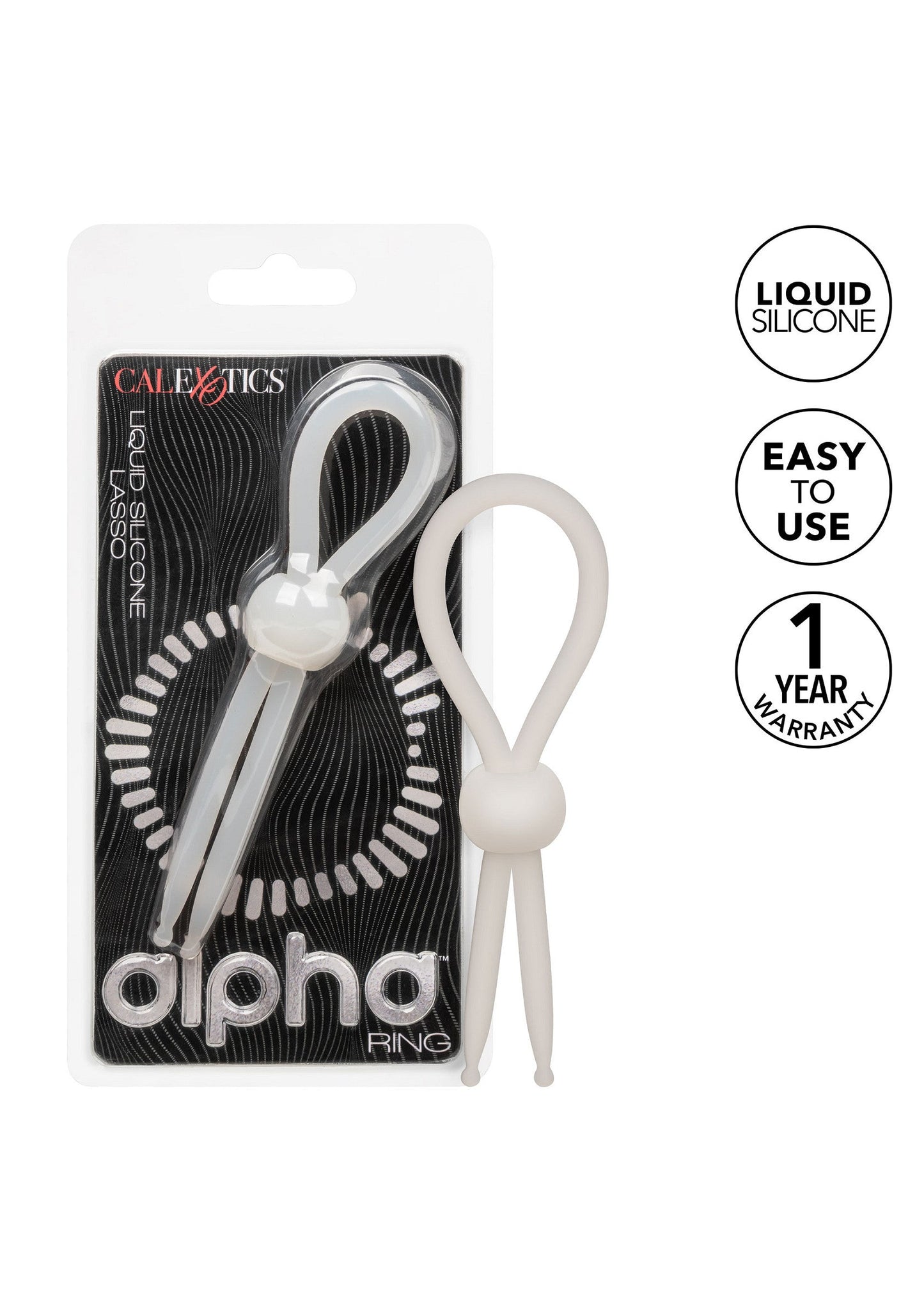 Silicone Lasso WHITE - 15