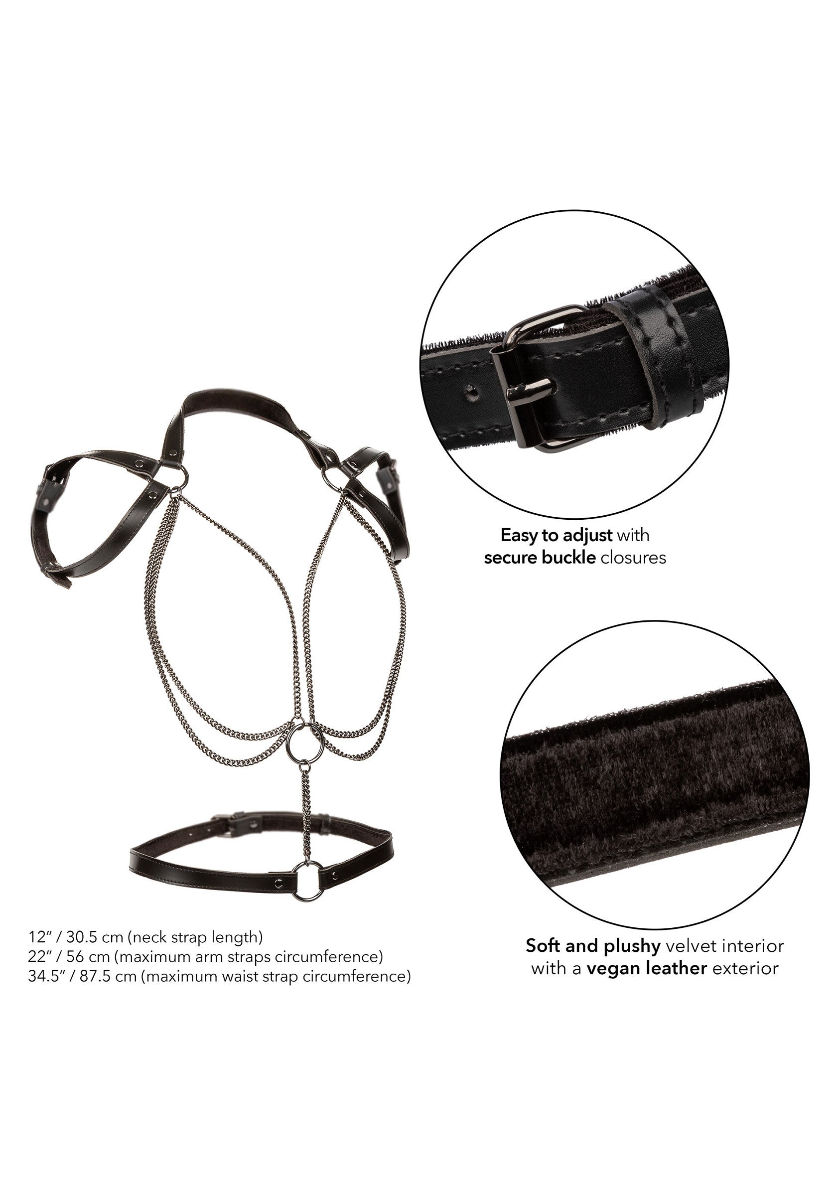 Multi Chain Halter BLACK - 3