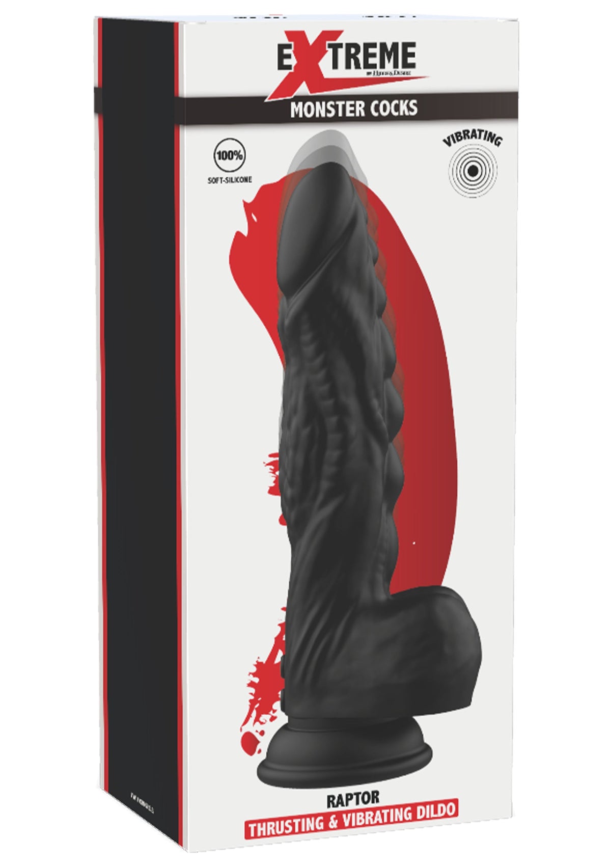 Raptor Monster Dildo BLACK - 1