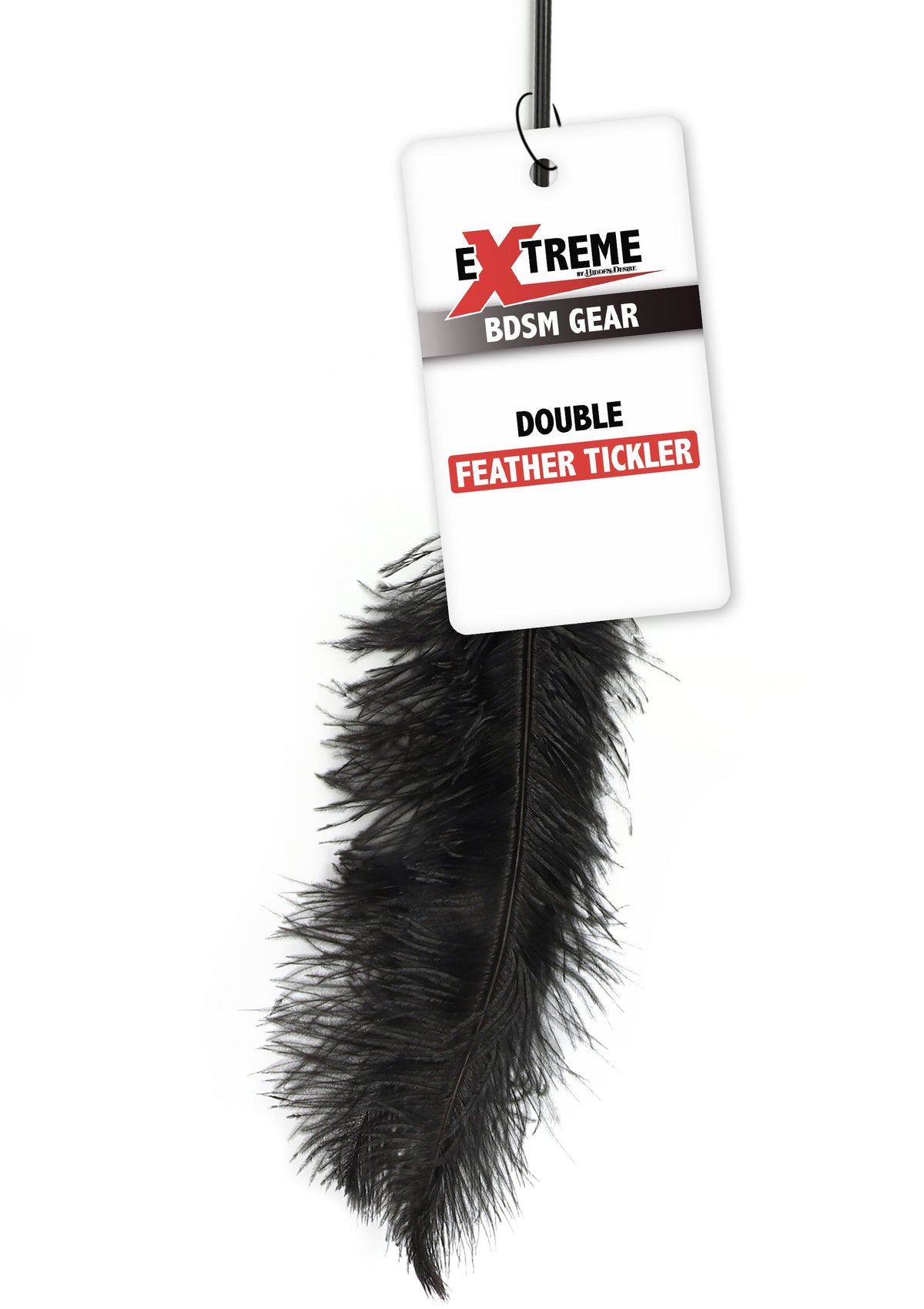 Double Feather Tickler BLACK - 1