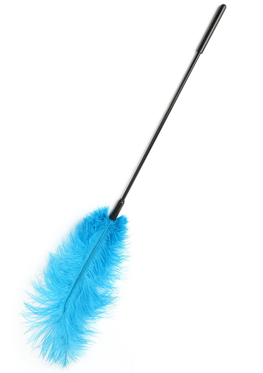 Double Feather Tickler - Blauw