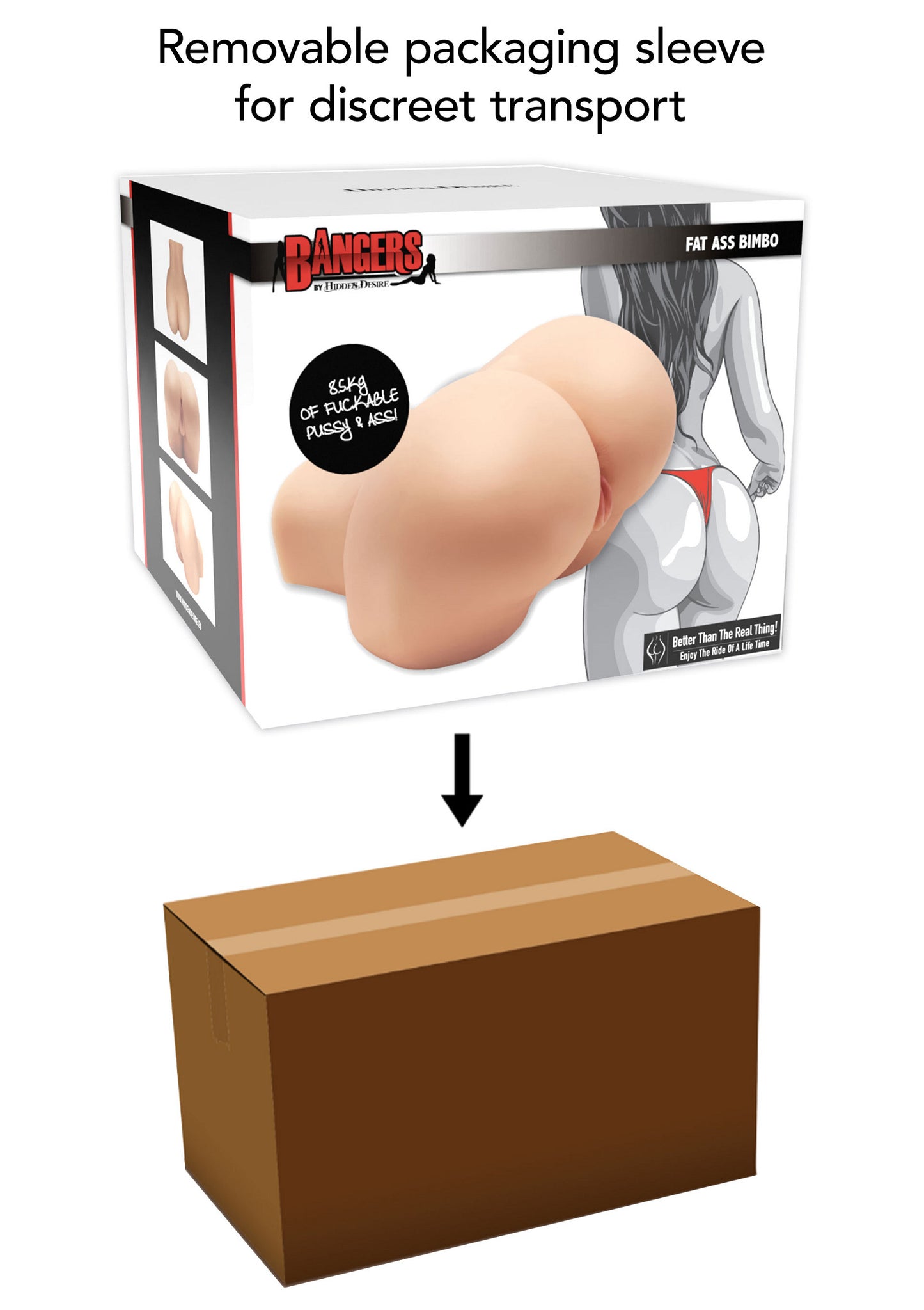 Hidden Desire Bangers Fat Ass Bimbo 8.5kg SKIN - 1