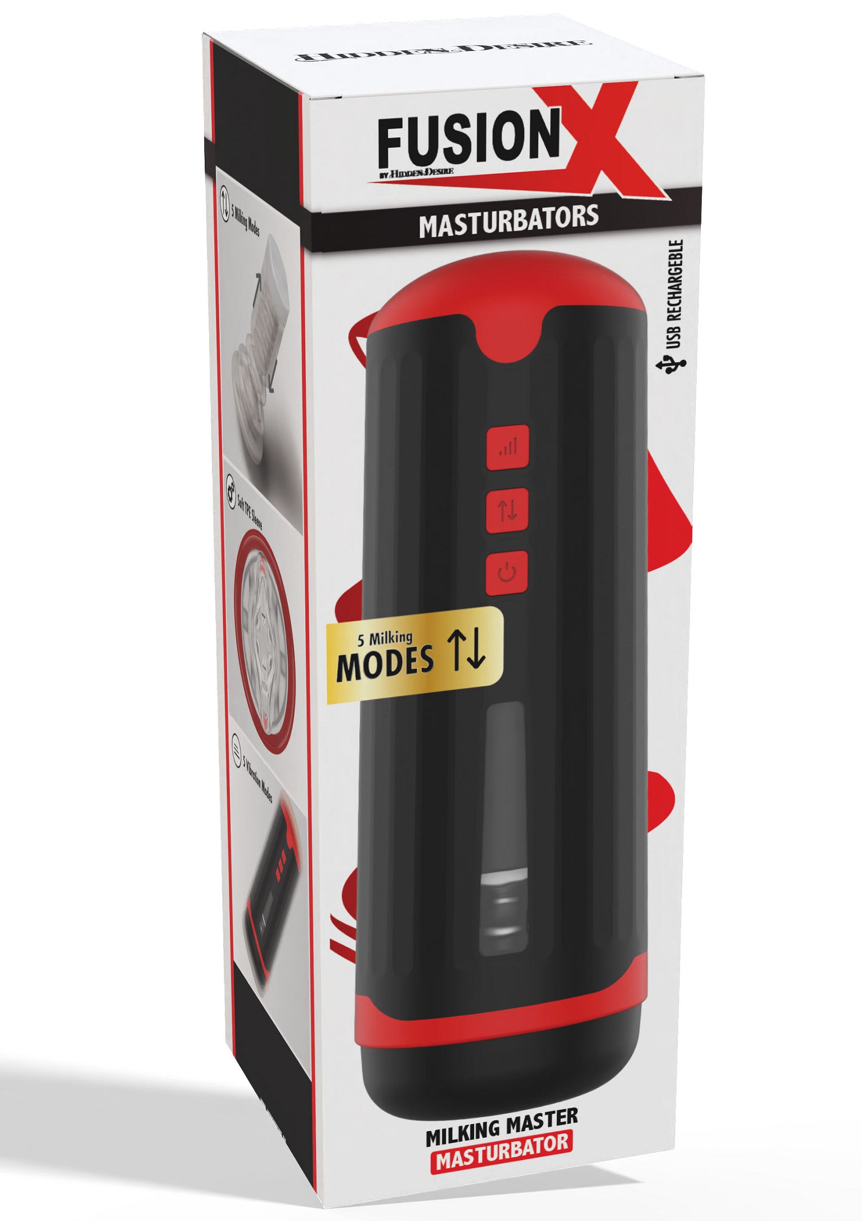 Hidden Desire Fusion X Milking Master Masturbator BLACK - 4