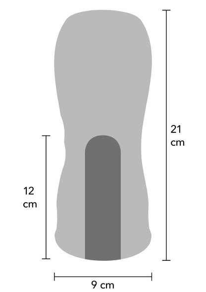 Vibrating Twin Turbo Masturbator BLACK - 6