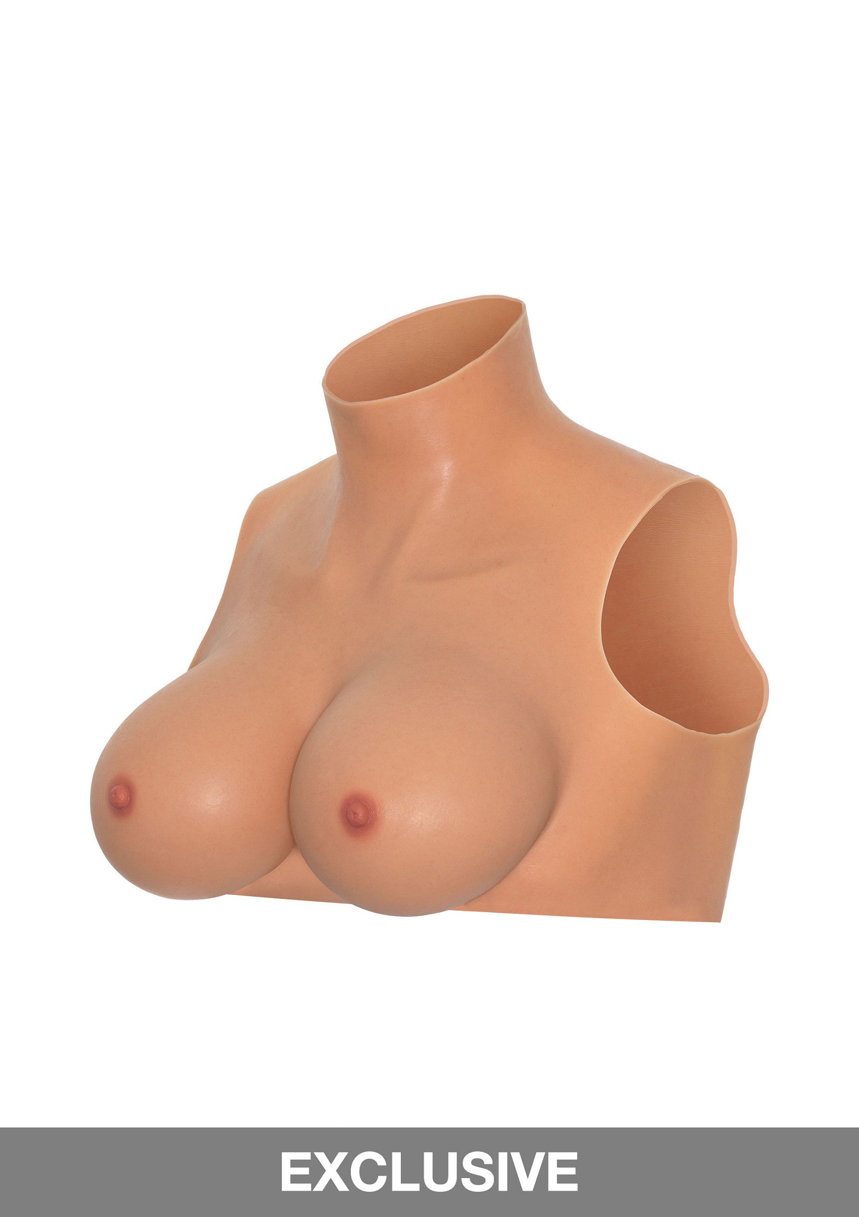 Hidden Desire Alter Ego Wearable Breasts Crop Top With D-Cup SKIN S/M/L - 4