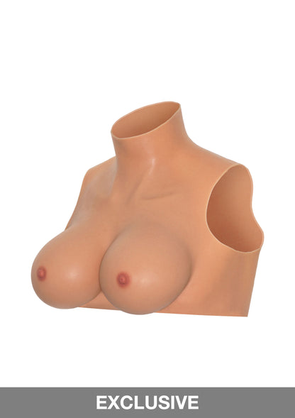 Hidden Desire Alter Ego Wearable Breasts Crop Top With D-Cup SKIN S/M/L - 4