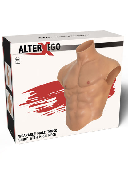 Hidden Desire Alter Ego Silicone Male Torso Shirt SKIN S/M/L - 0