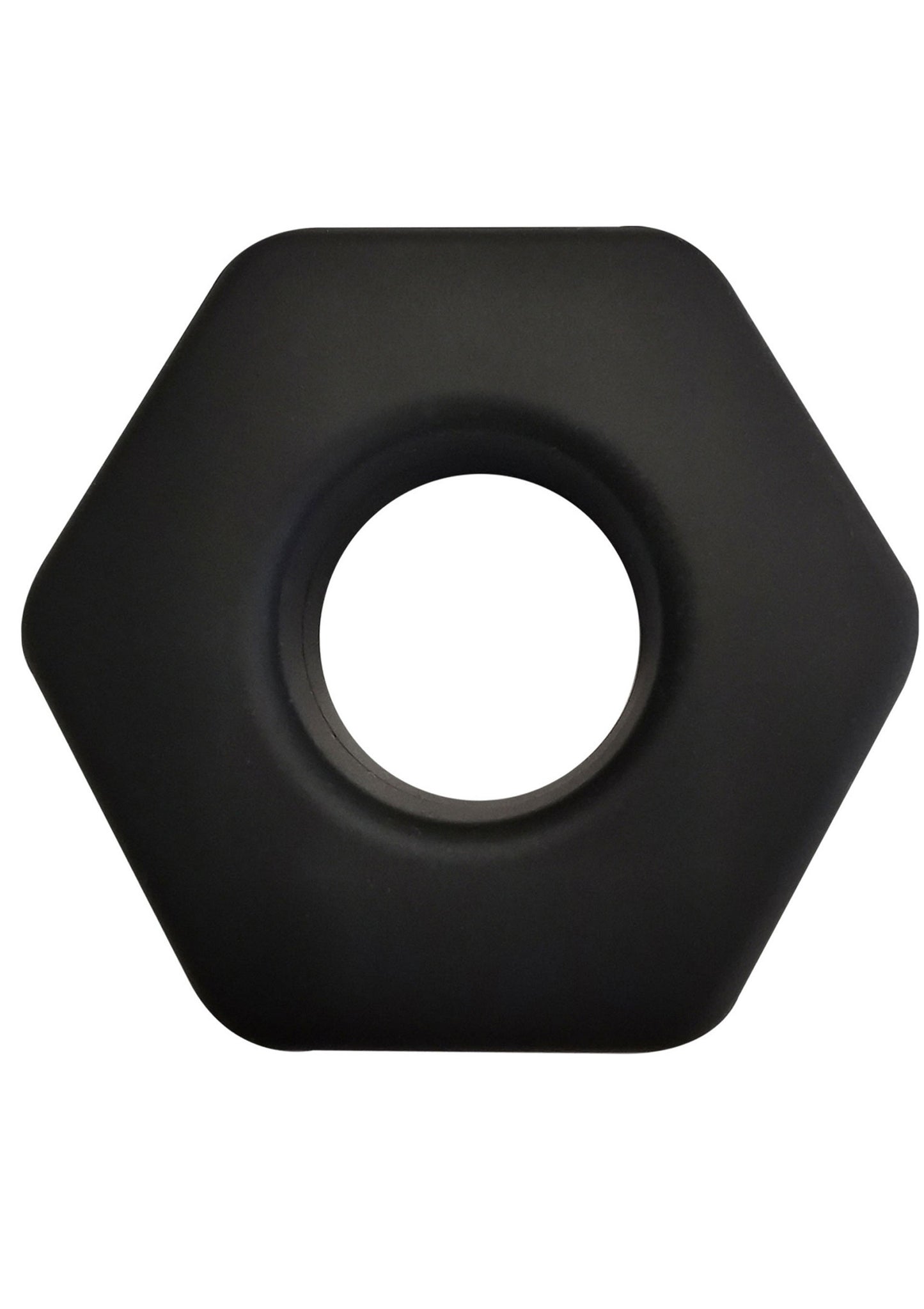 Hidden Desire Bangers C-Rings Soft Silicone Hunk C-Ring BLACK - 0