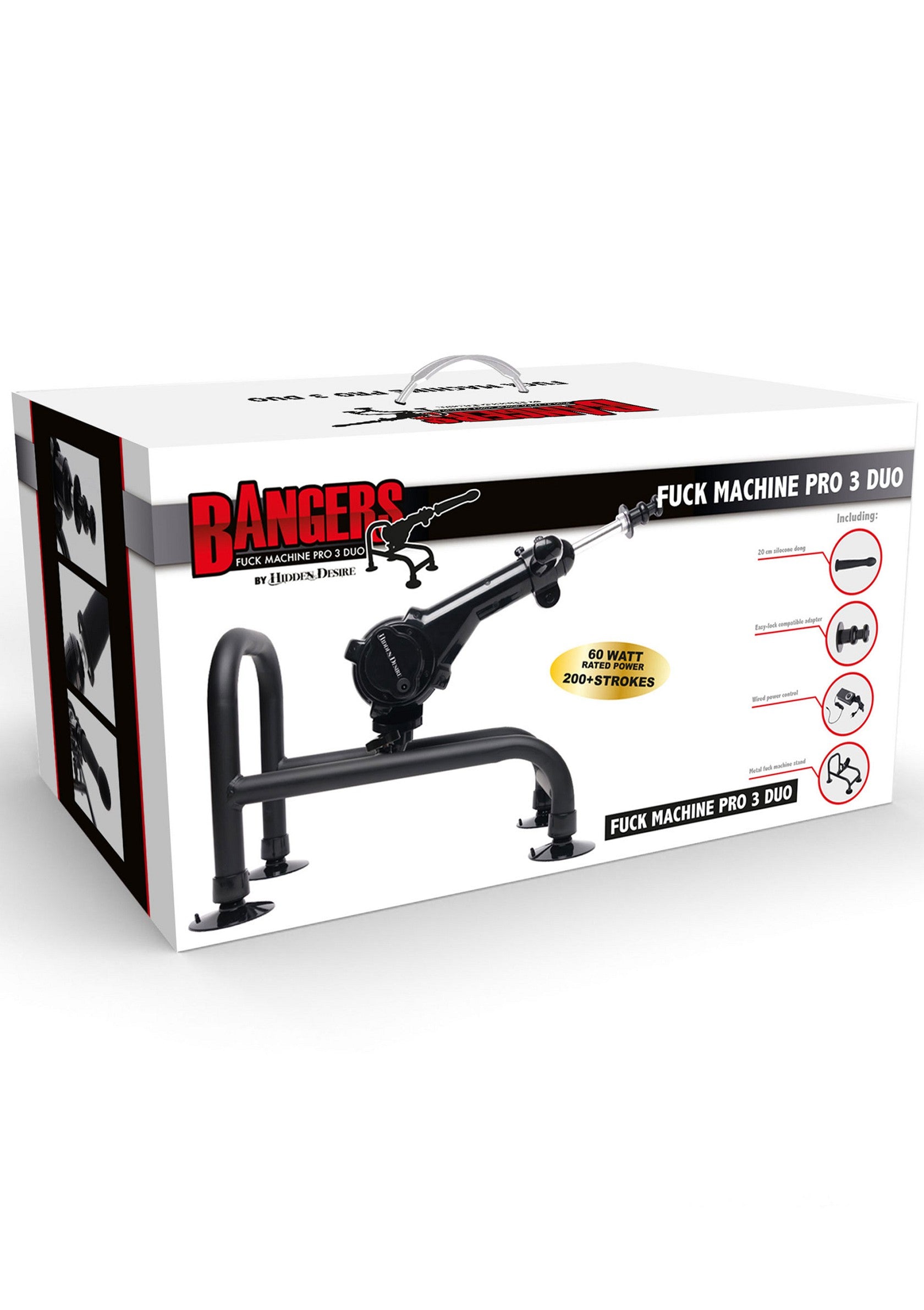 Hidden Desire Bangers Fuck Machines Bangers Fuck Machine Pro 3 Duo BLACK - 11