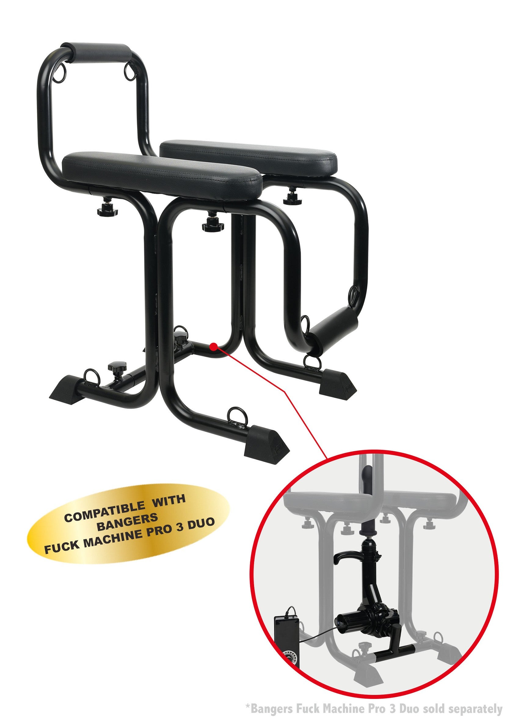 Hidden Desire Bangers Fuck Machines Bangers Bondage Fuck Seat BLACK - 1